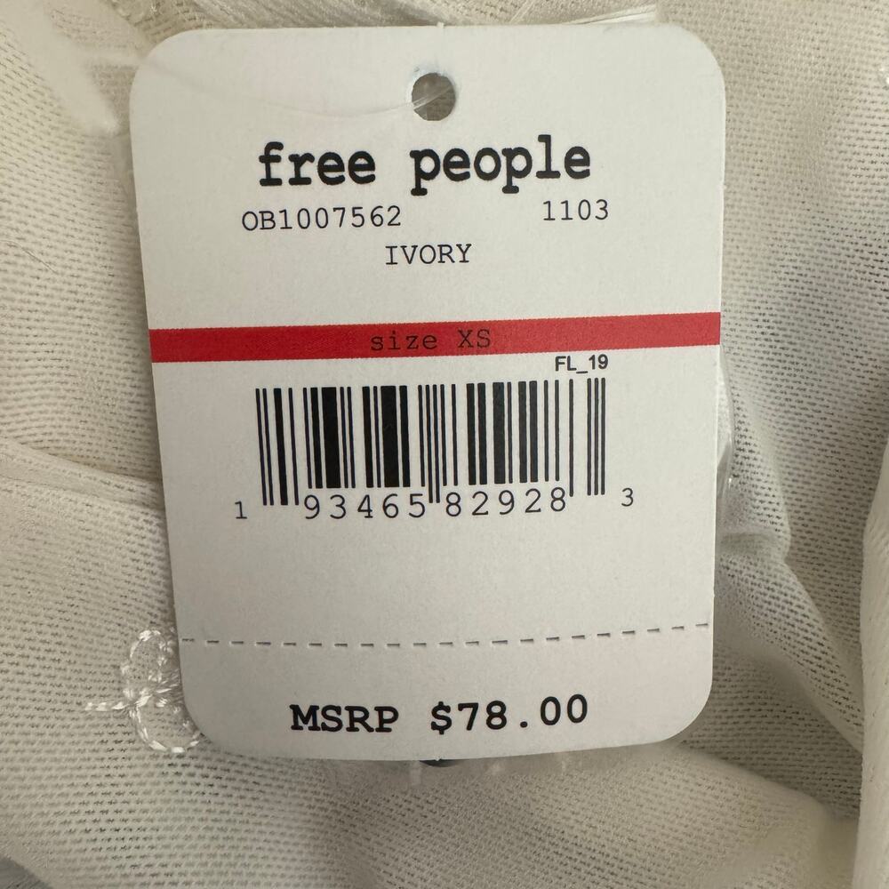 Free People Make Out Mesh Bodysuit in Ivory - Picture 8 of 8